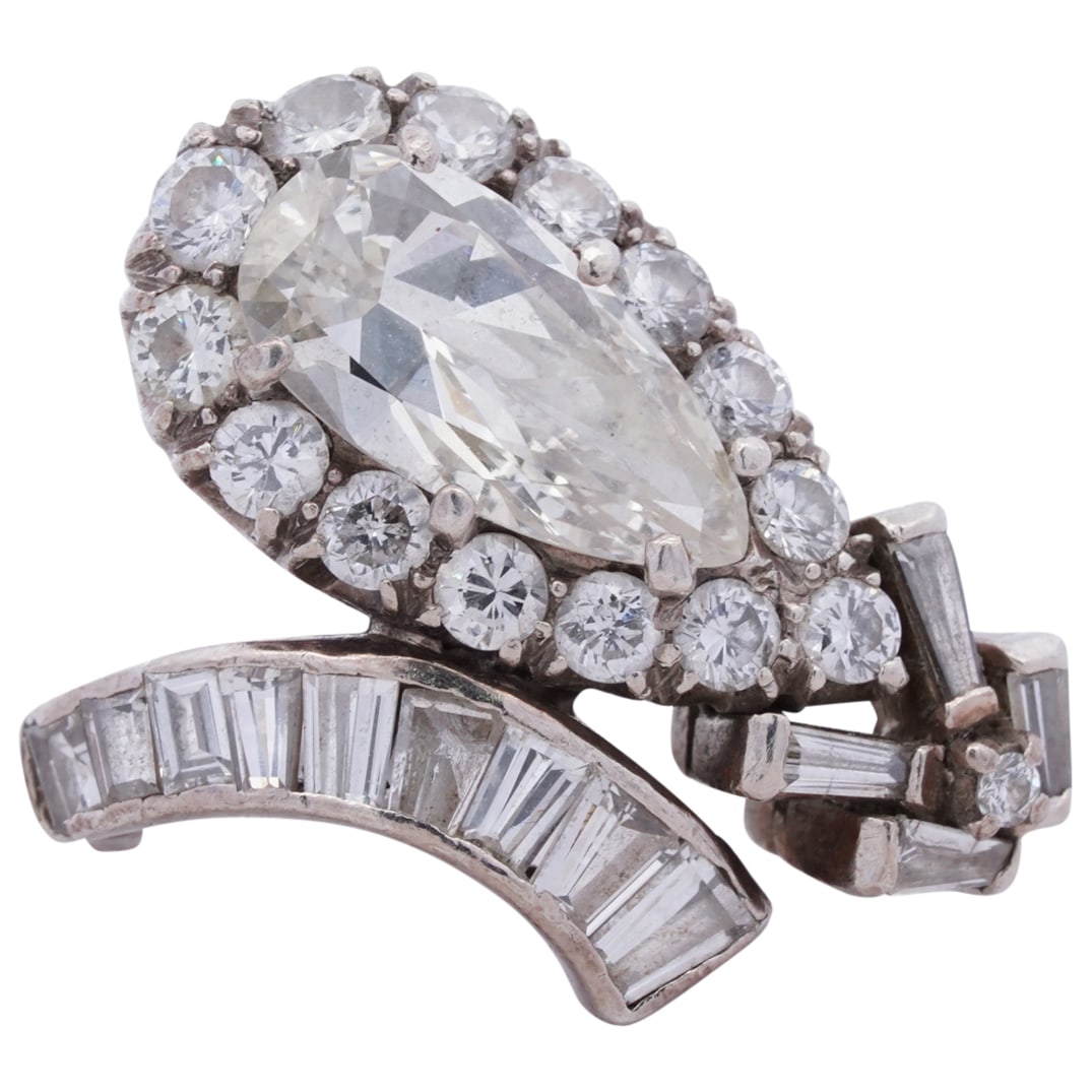 Novell Platinum and 2ct Diamond Ring (1 of 5)