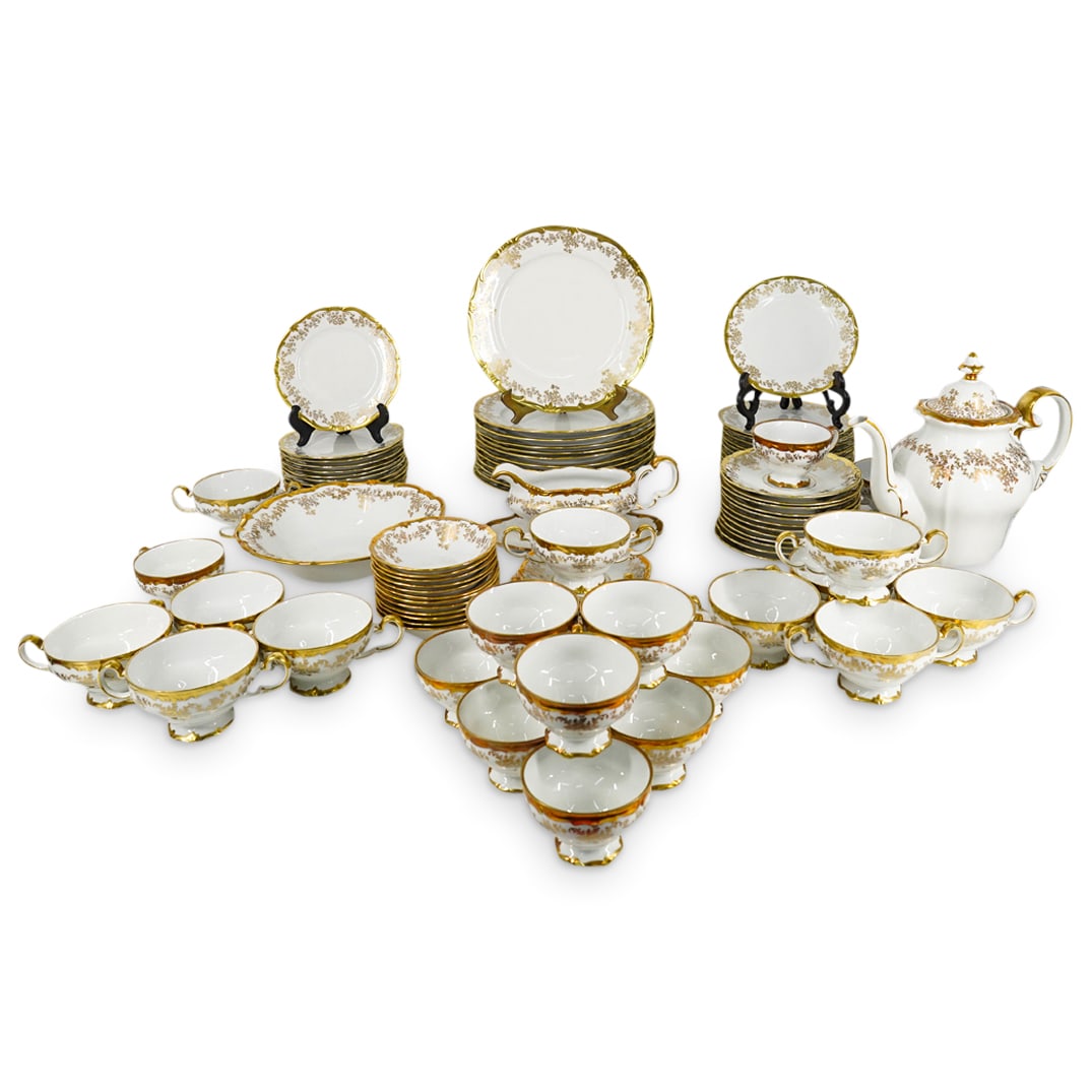 (91 Pc) Weimar Porzellan Porcelain Dinner Service (1 of 11)