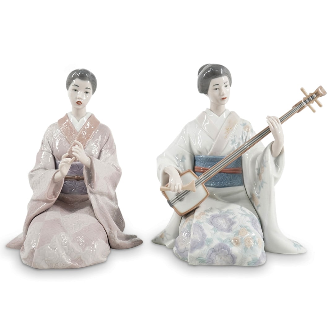 Lladro Porcelain Japanese Musicians (1 of 8)