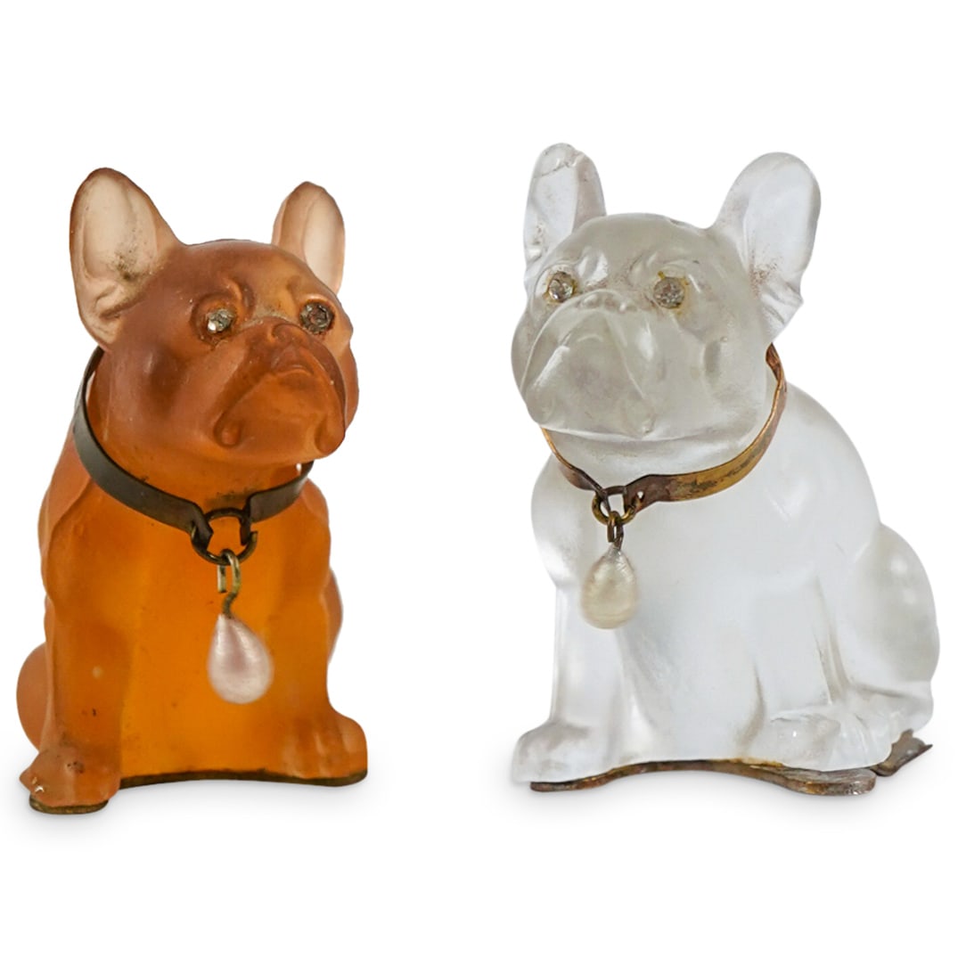 Vintage Westmoreland Glass French Bulldog Figurine