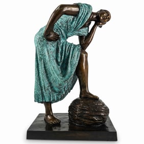 Ignacio Castaneda Jaramillo (Mexican, 20th Ct.) Female Figural Bronze