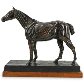 Daniel L. Stix (1934-2018) Muscle Horse Bronze
