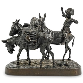 Evgenij Aleksandrovic Lansere (Russian, 1848-1886) Bronze
