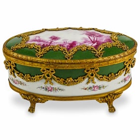 Antique Sevres Porcelain Box