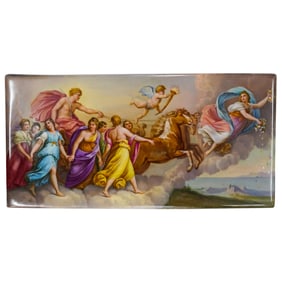 After Guido Reni KPM Aurora Porcelain Plaque