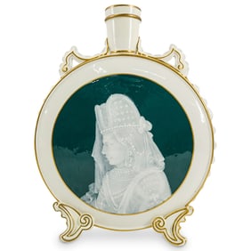 Royal Worcester Porcelain Moon Flask Vase