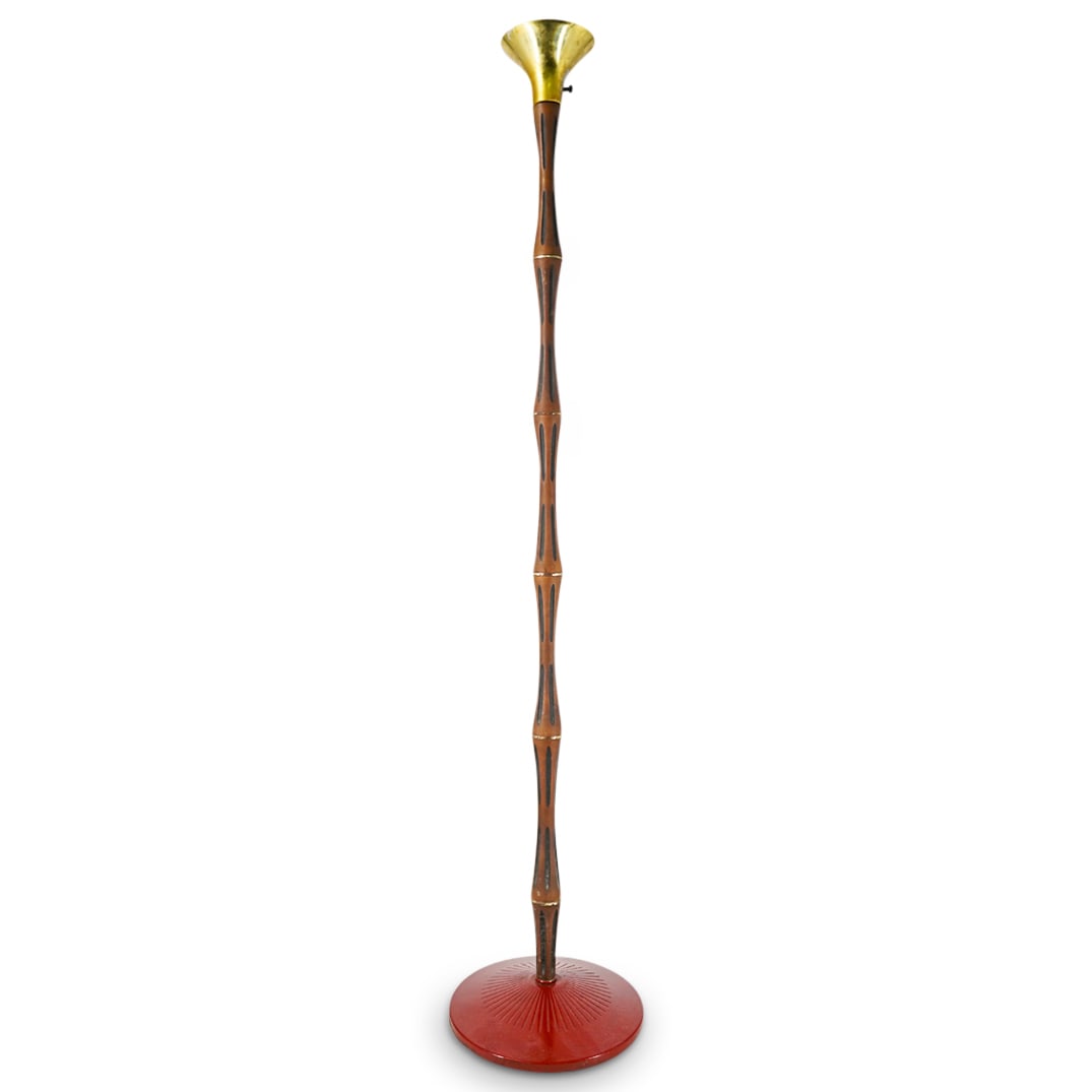 Mid Century Russel Wright Style Torchiere Floor Lamp (1 of 5)