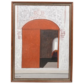 Gilberto Almeida (Ecuador, 1928-2015) Painting