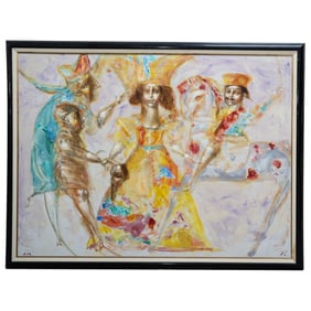 Andrei Medvedev (Russian, b. 1960) Large Oil on Canvas Painting