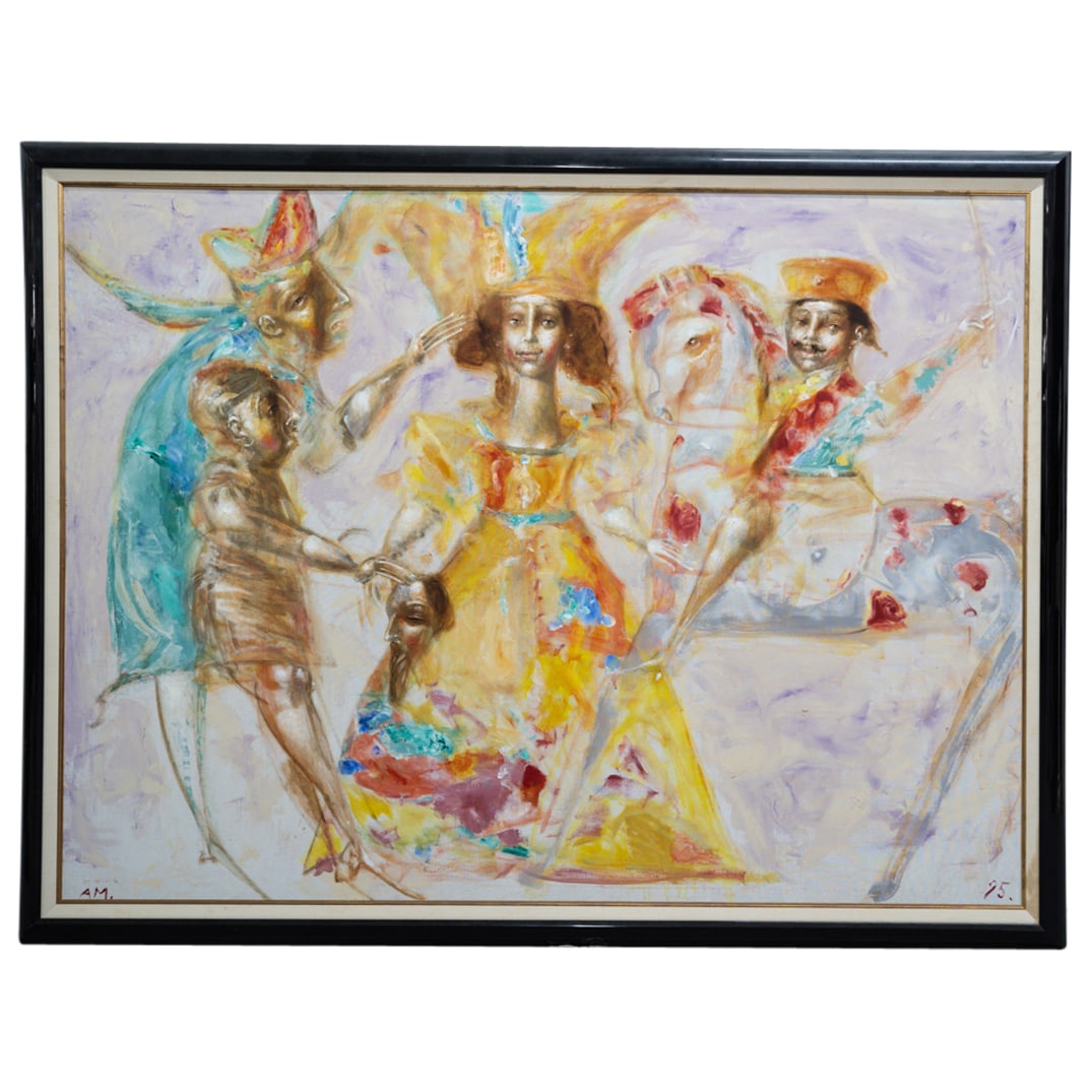 Andrei Medvedev (Russian, b. 1960) Large Oil on Canvas Painting (1 of 7)