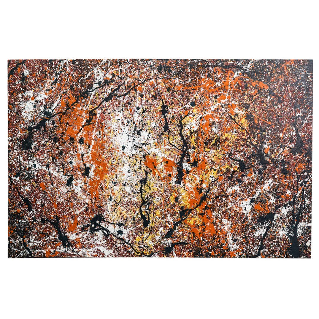 Magaly Malape Vellan (20th Cent.) "Star Is Born" Abstract Painting (1 of 5)