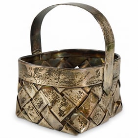 Cartier Sterling Silver Basket