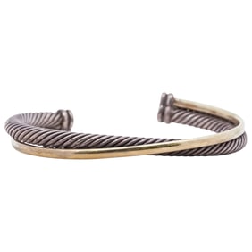 David Yurman 18K Gold & Sterling Silver Bracelet