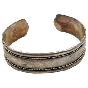 Tiffany & Co. 18K Gold & Sterling Silver Bracelet