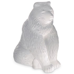Daum Crystal "Bear" Figurine