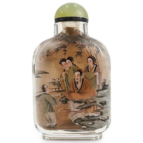 Chinese Reverse Painted Snuff Bottle