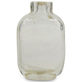 Antique Peking Glass & Rock Crystal Snuff Bottles