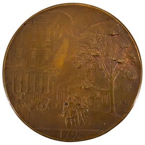 (2 Pc) Early 20th Century Bronze Medals
