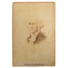 Antique George Washington CDV