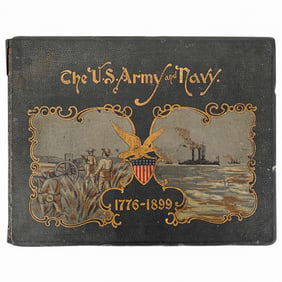 1899 "The United States Army And Navy" Illustrated Book