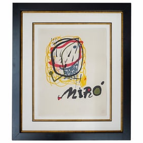 Joan Miro (1893-1983) Lithograph on Wove Paper
