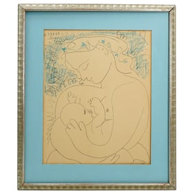 After Pablo Picasso "Le Grande Maternite" Lithograph