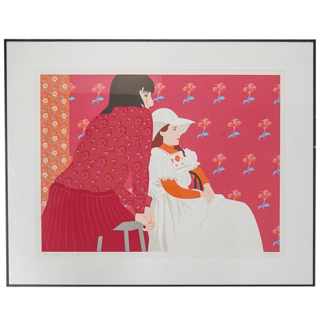 Phyllis Sloane (American, 1921-2009) "Rose Room" Artist Proof Silkscreen (1 of 4)