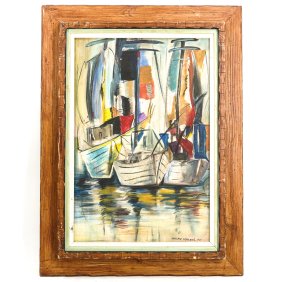 After Vaclav Vytlacil (American, 1892-1984) Oil on Panel Painting