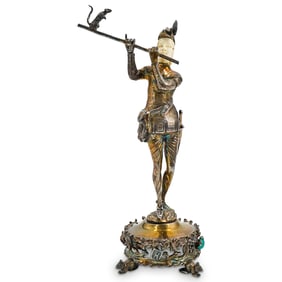 Israel Freeman & Son German Gilt Silver Figure