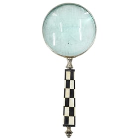 Masonic Checkered Magnifying Glass