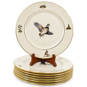 (7 Pc) Delano Studios Bird Porcelain Plates