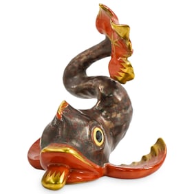 Herend Porcelain "Dolphin" Figurine
