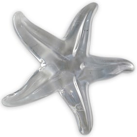 Baccarat Crystal "Starfish" Figurine Paperweight