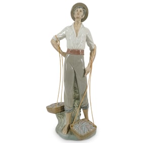 Lladro "Fisherman" Porcelain Figure