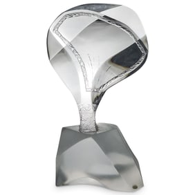 Signed Rouge Vintage Lucite Sculpture