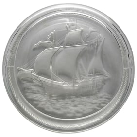 Lalique Crystal "Pinta" Ashtray