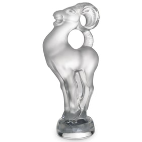 Lalique Crystal "Bastia" Paperweight
