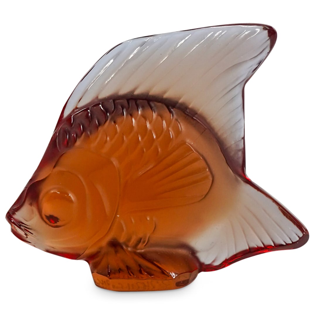 Lalique Crystal "Fish" Figurine (1 of 3)