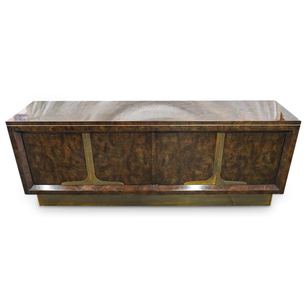 Vintage Mastercraft Burled Wood Sideboard Buffet (1 of 9)