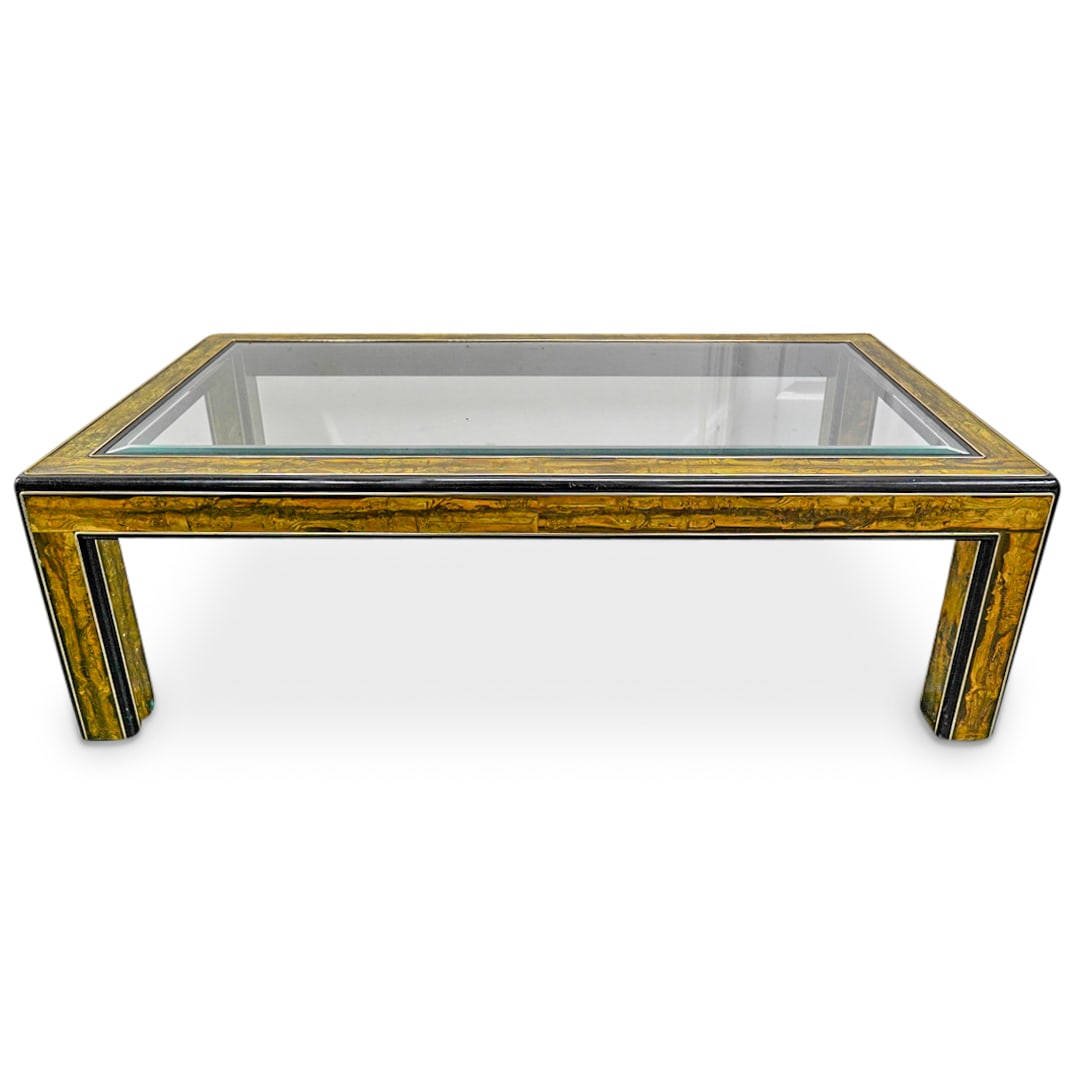 Bernhard Rohne Acid Etched Coffee Table For Mastercraft (1 of 6)