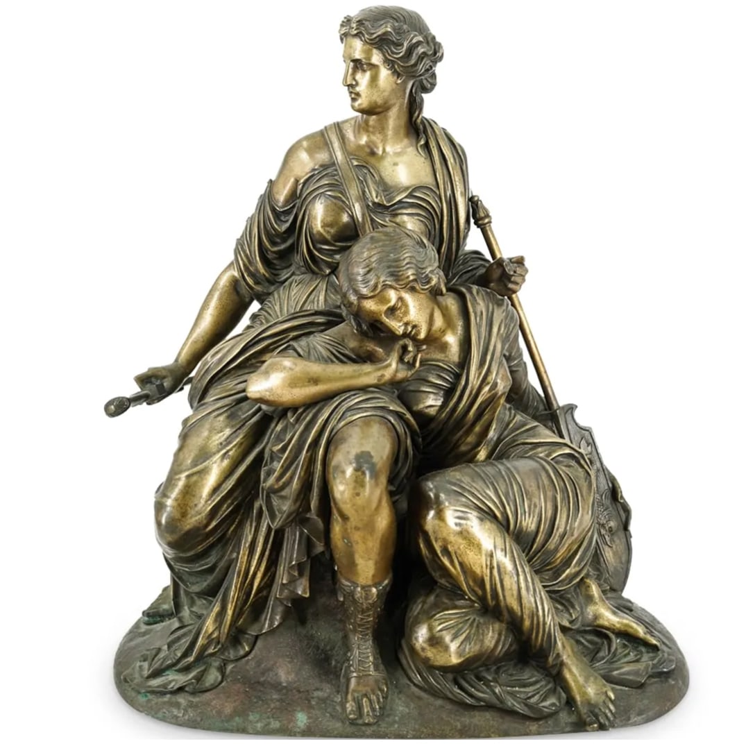 19th Cent. Gautier & Albinet Neoclassical Bronze (1 of 2)
