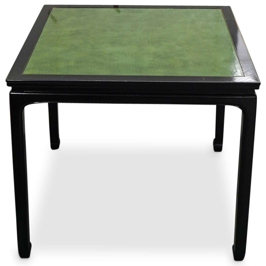 Baker Furniture Collector's Edition Black And Green Card Table (1 of 7)