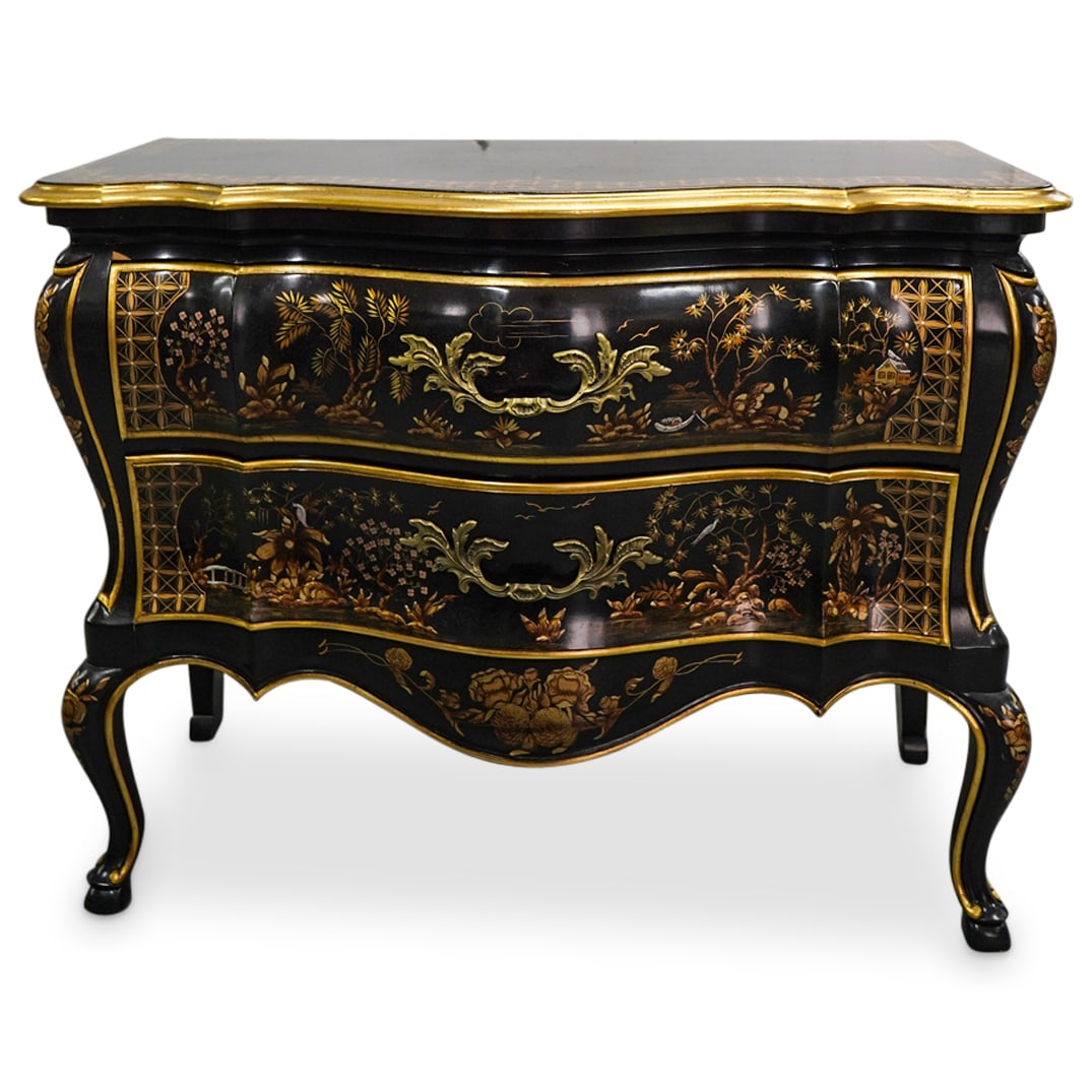 Vintage John Widdicomb Chinoiserie Dresser (1 of 10)