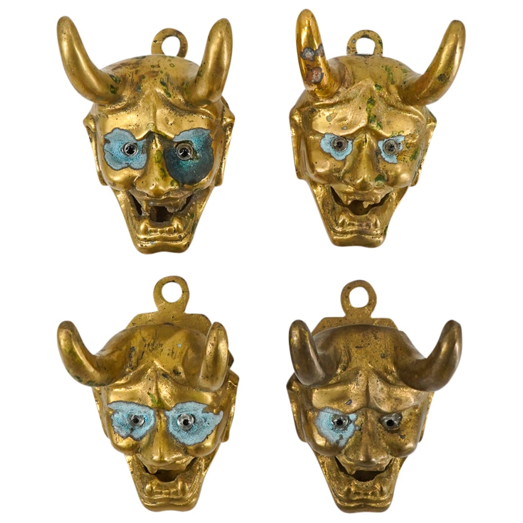 (4 Pc) 1978 Arthur Court Devil Mask Wall Memo Clips Collection (1 of 5)