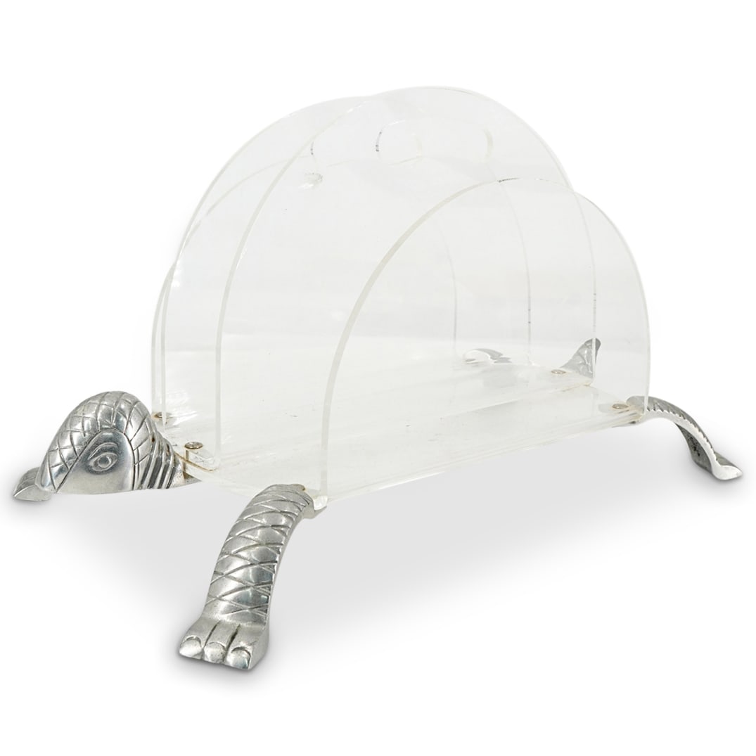 Arthur Court Turtle Magazine Rack (1 of 5)