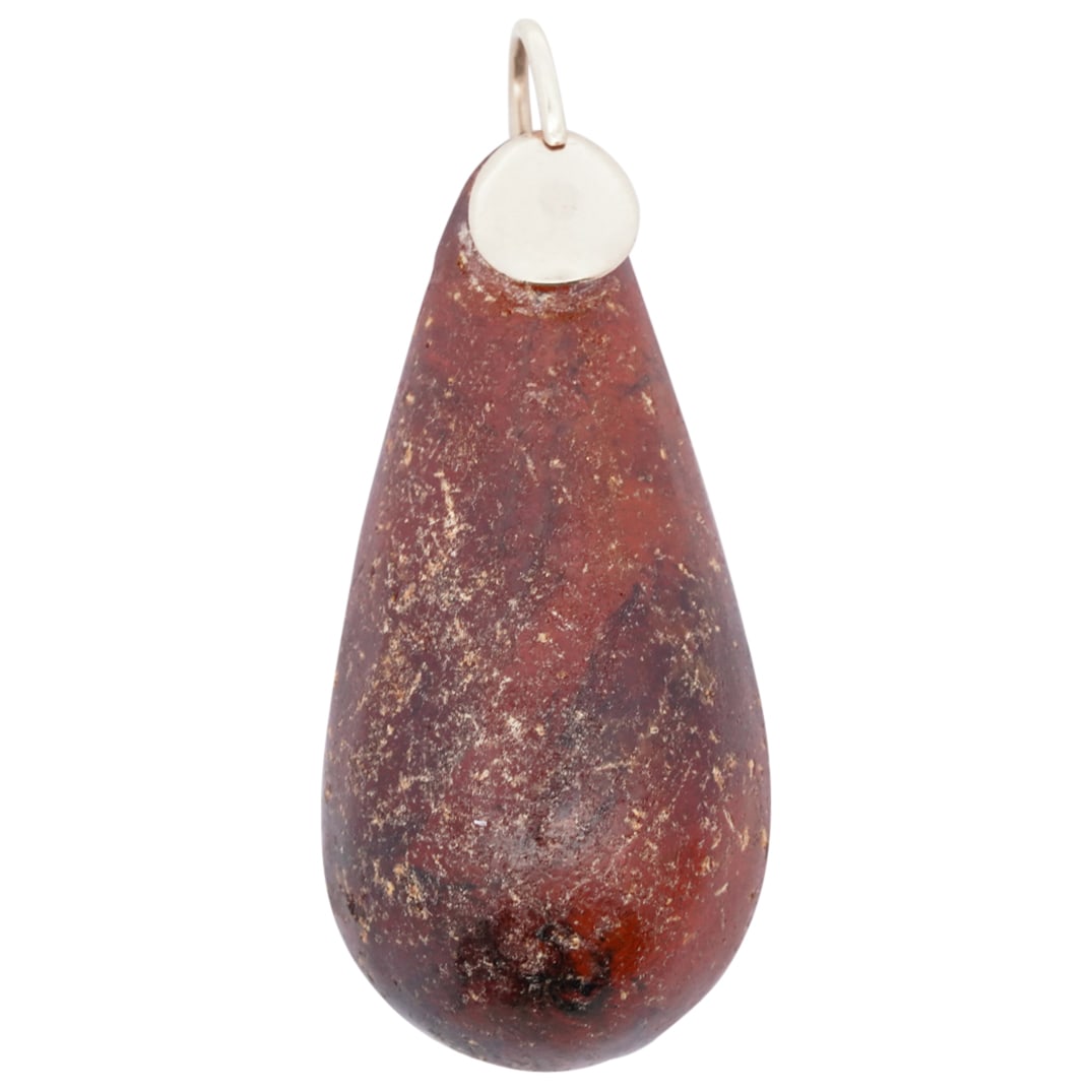 14k Gold & Amber Teardrop Pendant (1 of 2)