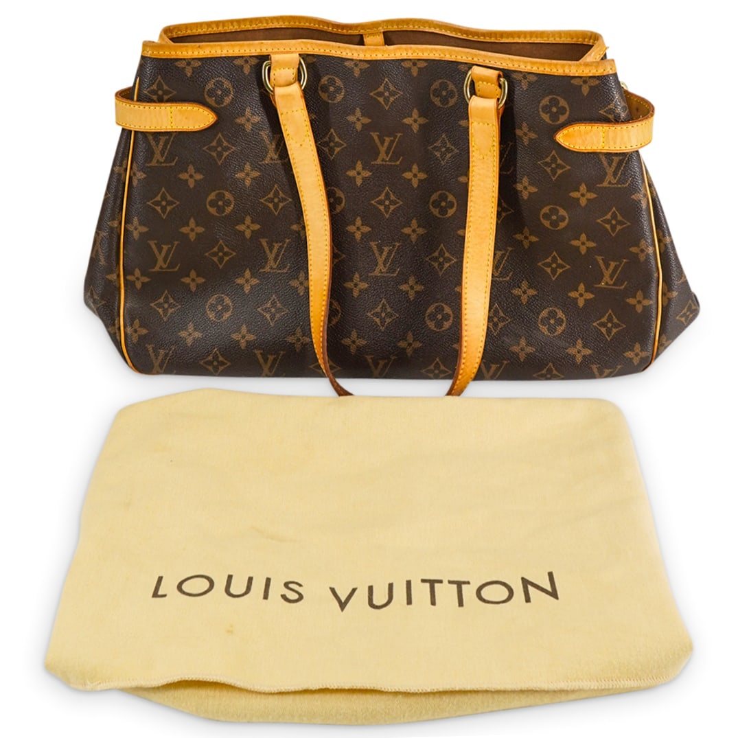 Louis Vuitton "Batignolles" Monogram Coated Canvas Shoulder Bag (1 of 6)