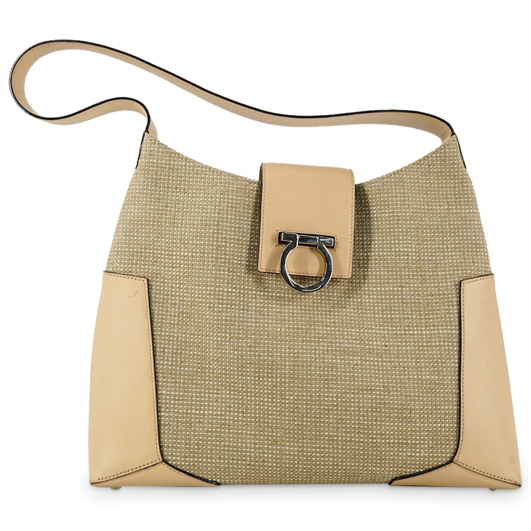 Vintage Salvatore Ferragamo Gancini Shoulder Bag (1 of 6)