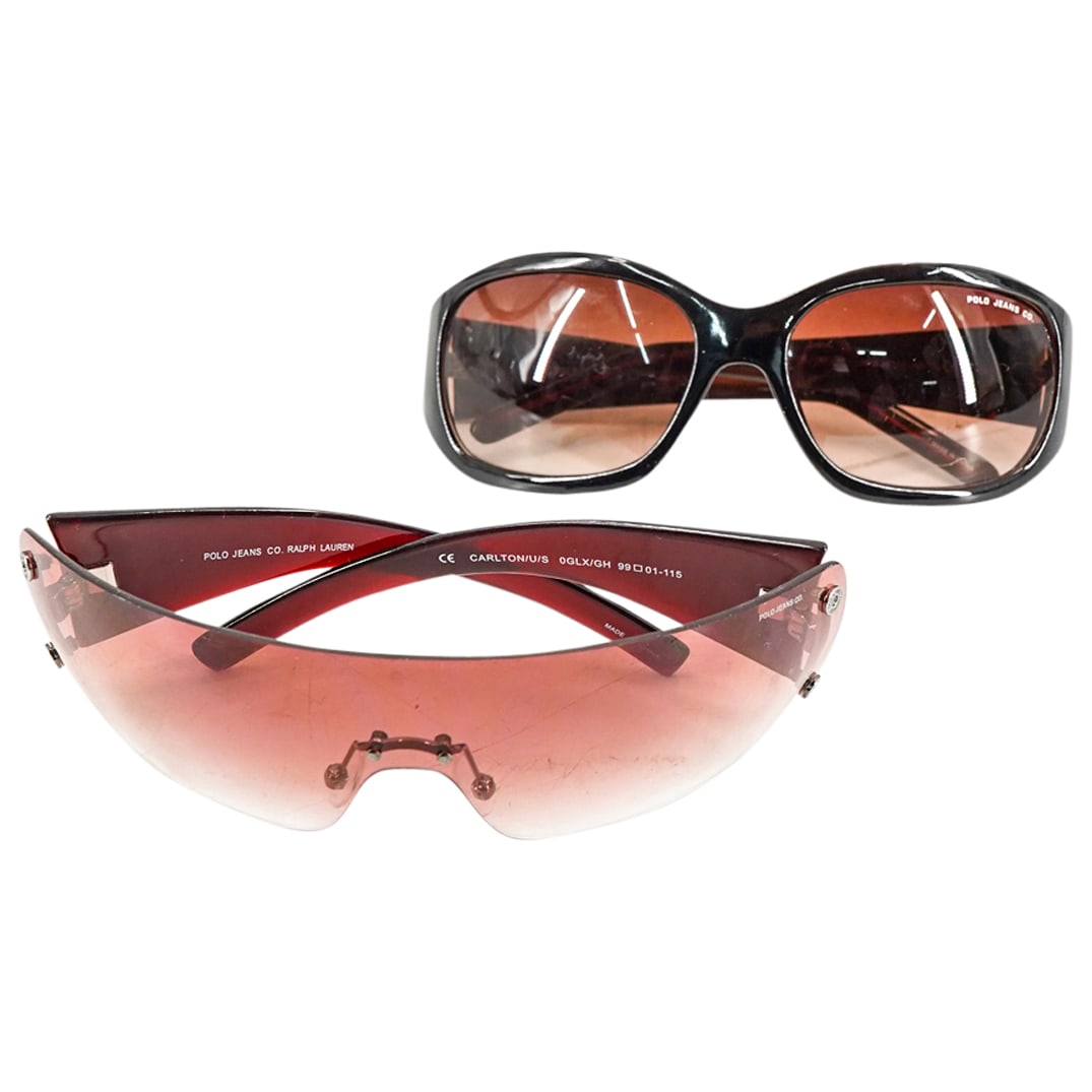 (2 Pc) Pair Of Designer Polo Jeans Ralph Lauren Sunglasses. (1 of 13)