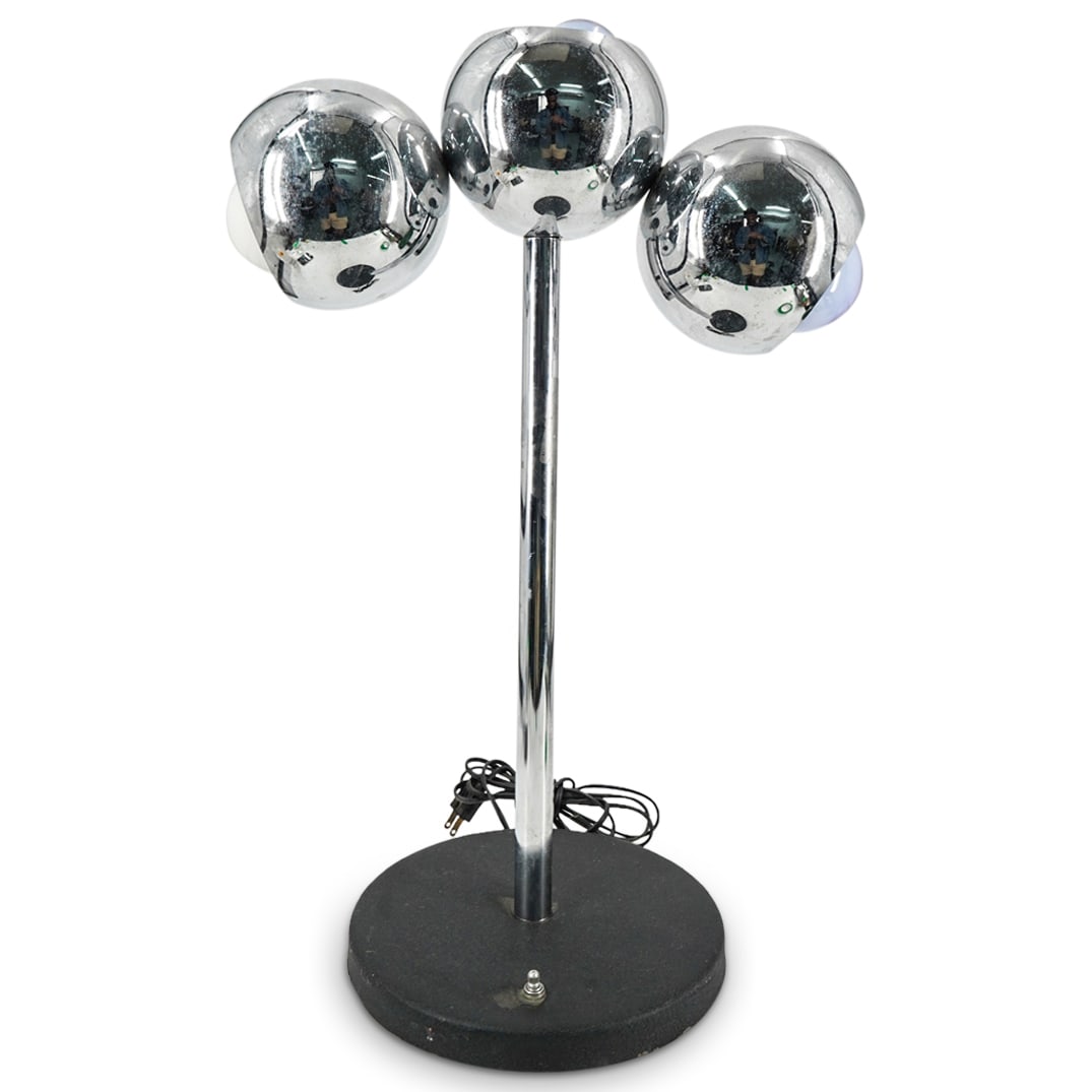 Mid Century Modern Triple Shade Table Lamp (1 of 5)